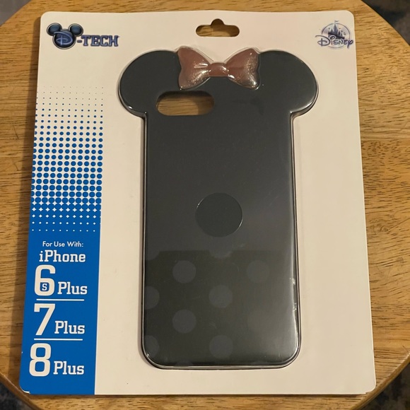 Disney Parks Exclusive Minnie Mouse Phone Case NWT Glitter Bow - Picture 3 of 3